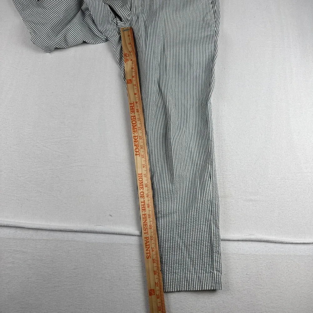 Lauren Ralph Lauren Mens Blue White Seersucker Chino Pants  fits 34*27 Coastal